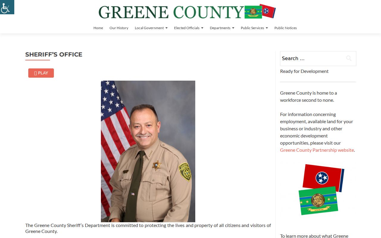 Greene County arrest history sheriff and detention contacts