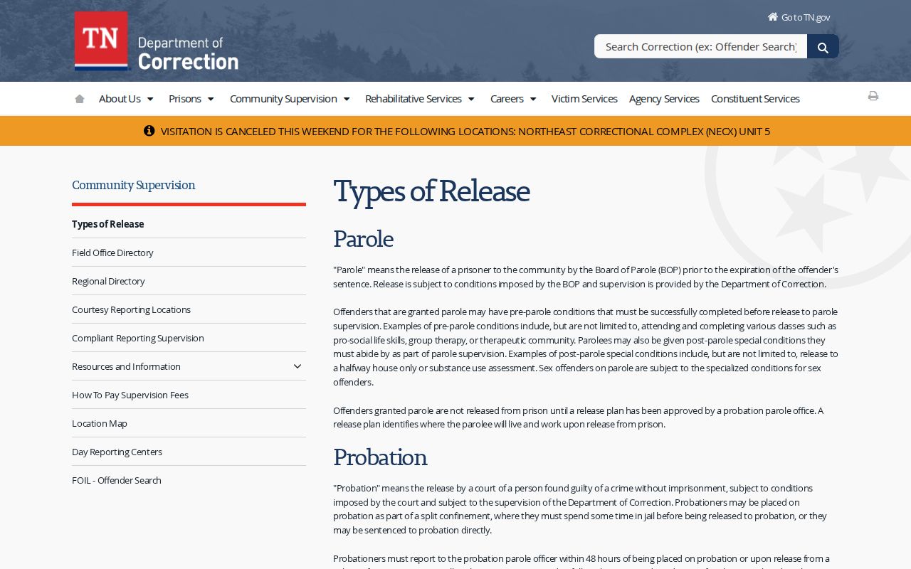 Community supervision distinctions for Greene County sex offender registry records
